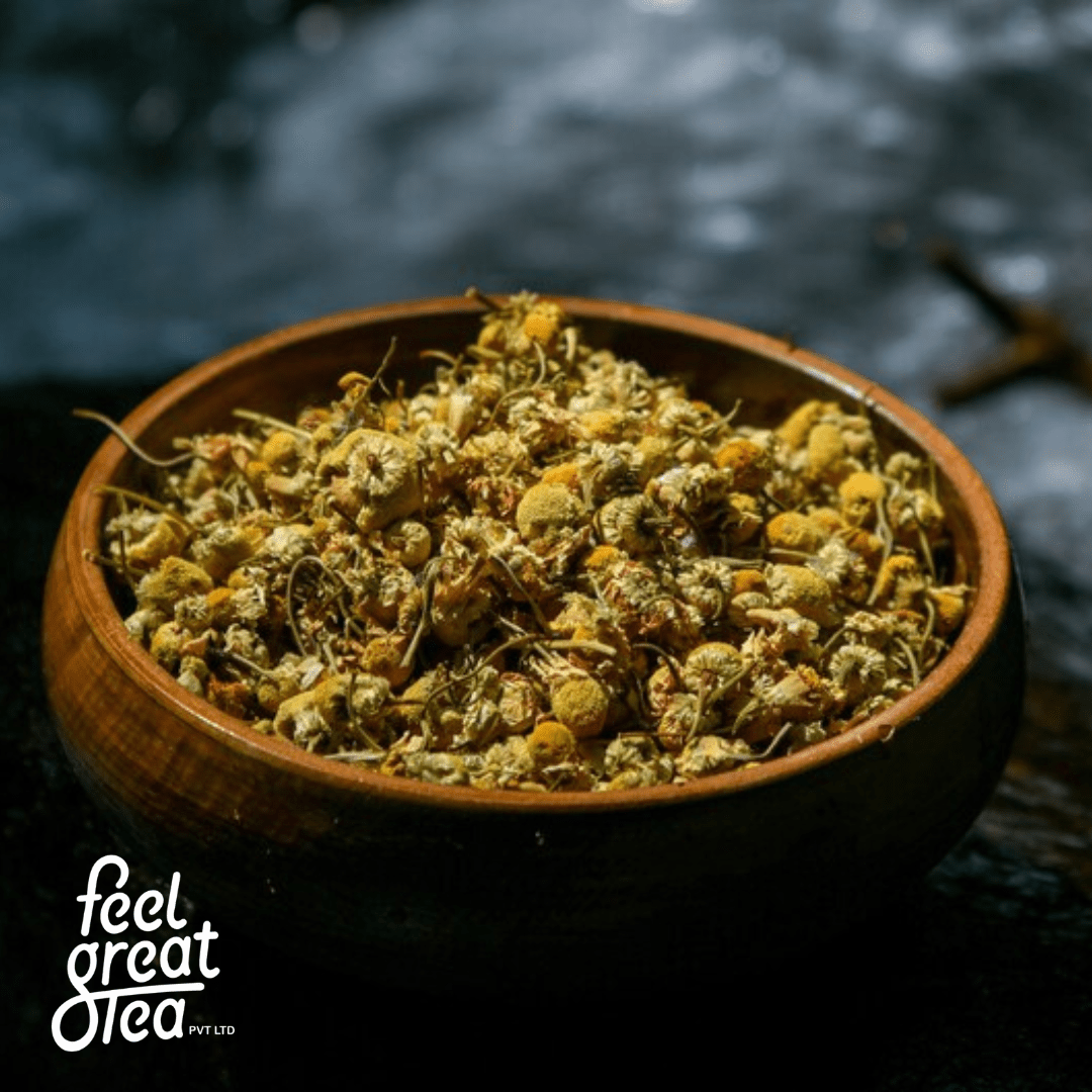 Chamomile Tea - Premium Teas from Feel Great Tea Co. - Just 1749! Shop now at Feel Great Tea Co.