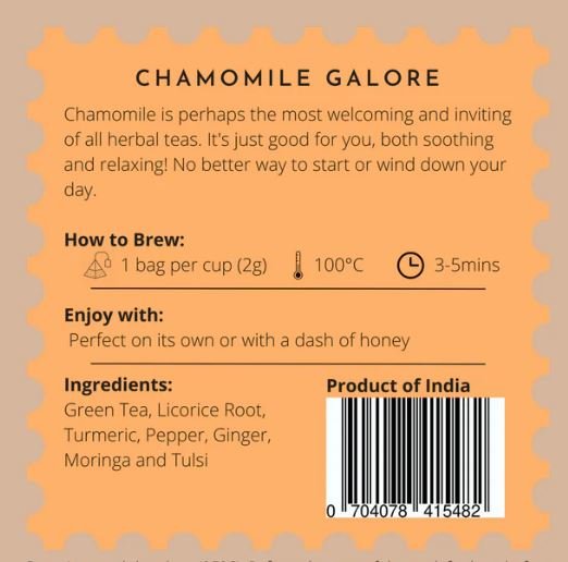 Chamomile Galore - Tea Bags - Premium Teas from Feel Great Tea Co. - Just 1099! Shop now at Feel Great Tea Co.