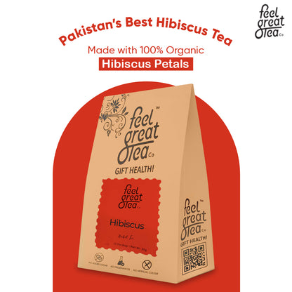 Hibiscus Tea - Premium Teas from Feel Great Tea Co. - Just 1099! Shop now at Feel Great Tea Co.