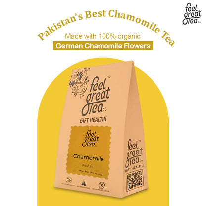 Chamomile Tea - Premium Teas from Feel Great Tea Co. - Just 1199! Shop now at Feel Great Tea Co.