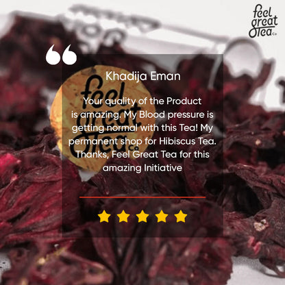 Hibiscus Tea - Premium Teas from Feel Great Tea Co. - Just 1099! Shop now at Feel Great Tea Co.