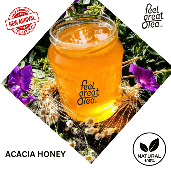 Acacia Honey - Premium Honey from Feel Great Tea Co. - Just 1199! Shop now at Feel Great Tea Co.