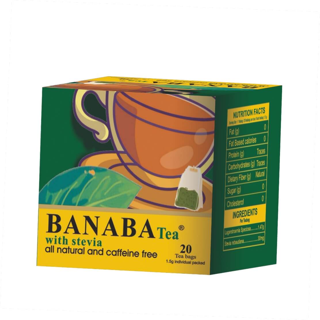 Banaba Leaves Tea with Stevia l No Additives l No Caffeine l Vegan - Premium Teas from Feel Great Tea Co. - Just 1599! Shop now at Feel Great Tea Co.