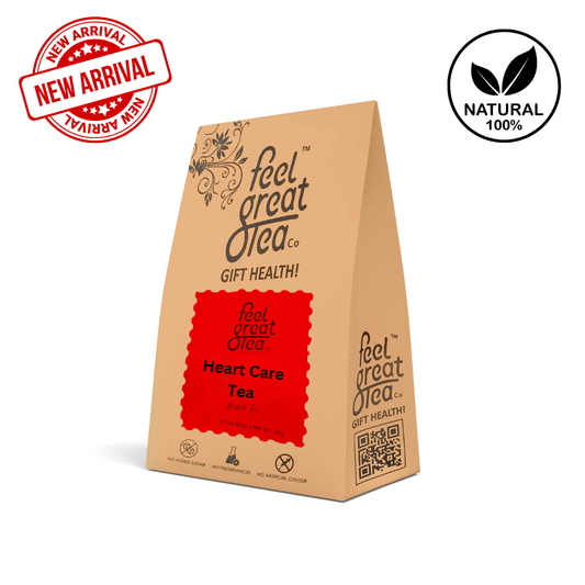 Heart Care Tea - For High BP, Cholesterol and Overall Heart Health - Premium Wellness Tea from Feel Great Tea Co. - Just 1499! Shop now at Feel Great Tea Co.