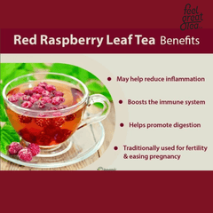 Raspberry Herbal Tea - Premium Teas from Feel Great Tea Co. - Just 1499! Shop now at Feel Great Tea Co.