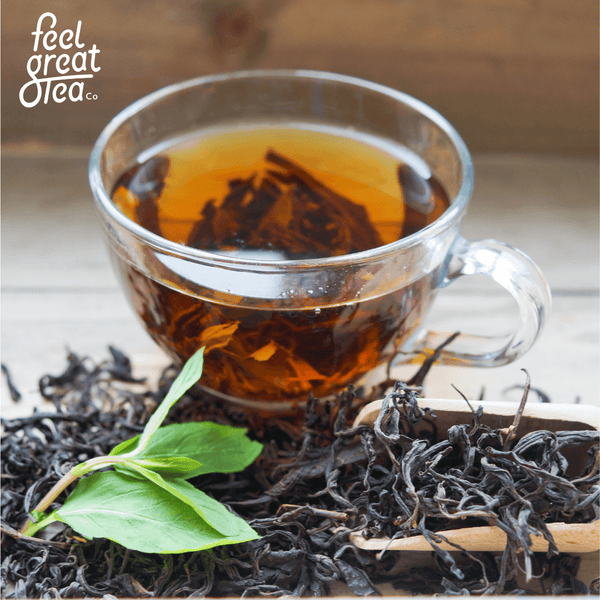Black Vanilla Tea | French Vanilla Tea - Premium Teas from Feel Great Tea Co. - Just 999! Shop now at Feel Great Tea Co.