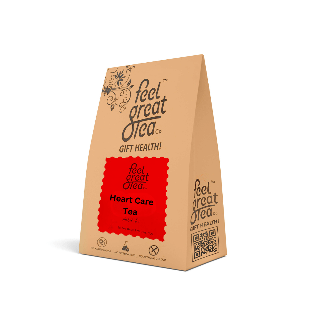 Heart Care Tea - For High BP, Cholesterol and Overall Heart Health - Premium Wellness Tea from Feel Great Tea Co. - Just 1499! Shop now at Feel Great Tea Co.