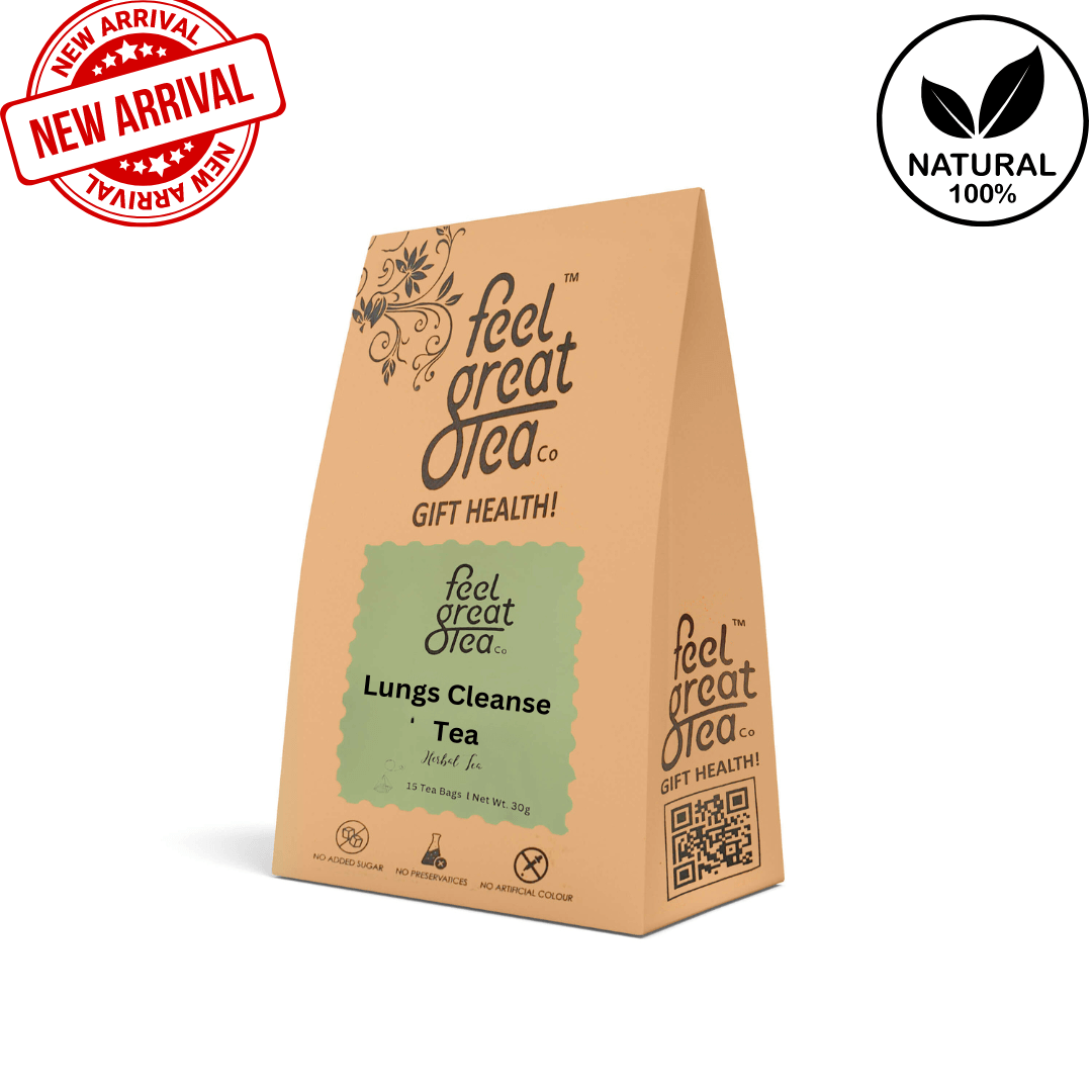 Lungs Cleanse Tea - For Cold, Cough and Chest Congestion - Premium Teas from Feel Great Tea Co. - Just 1499! Shop now at Feel Great Tea Co.