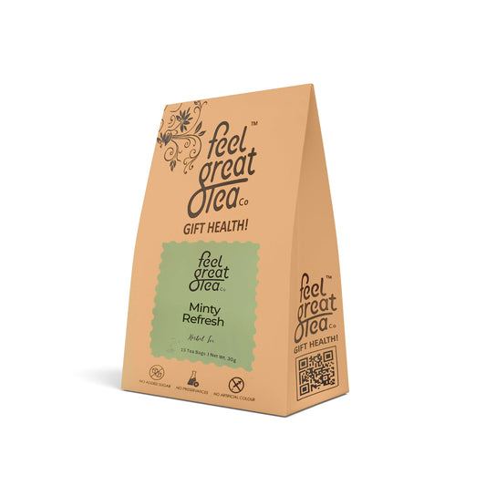 Minty Refresh Tea - Premium Teas from Feel Great Tea Co. - Just 799! Shop now at Feel Great Tea Co.