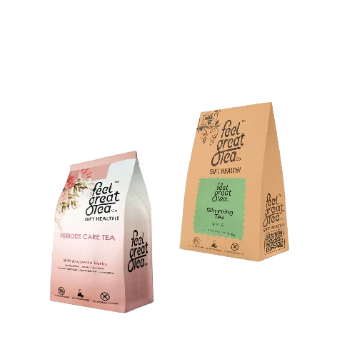 Slimming Tea 50 Gram & Periods Care Tea  - Pack of 2 - Flat 30% off - Premium Teas from Feel Great Tea Co. - Just 4500! Shop now at Feel Great Tea Co.