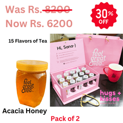 Discovery Box + Acacia Honey 250 grams - Pack of 2 - Flat 30% Off - Premium Teas from Feel Great Tea Co. - Just 6198! Shop now at Feel Great Tea Co.