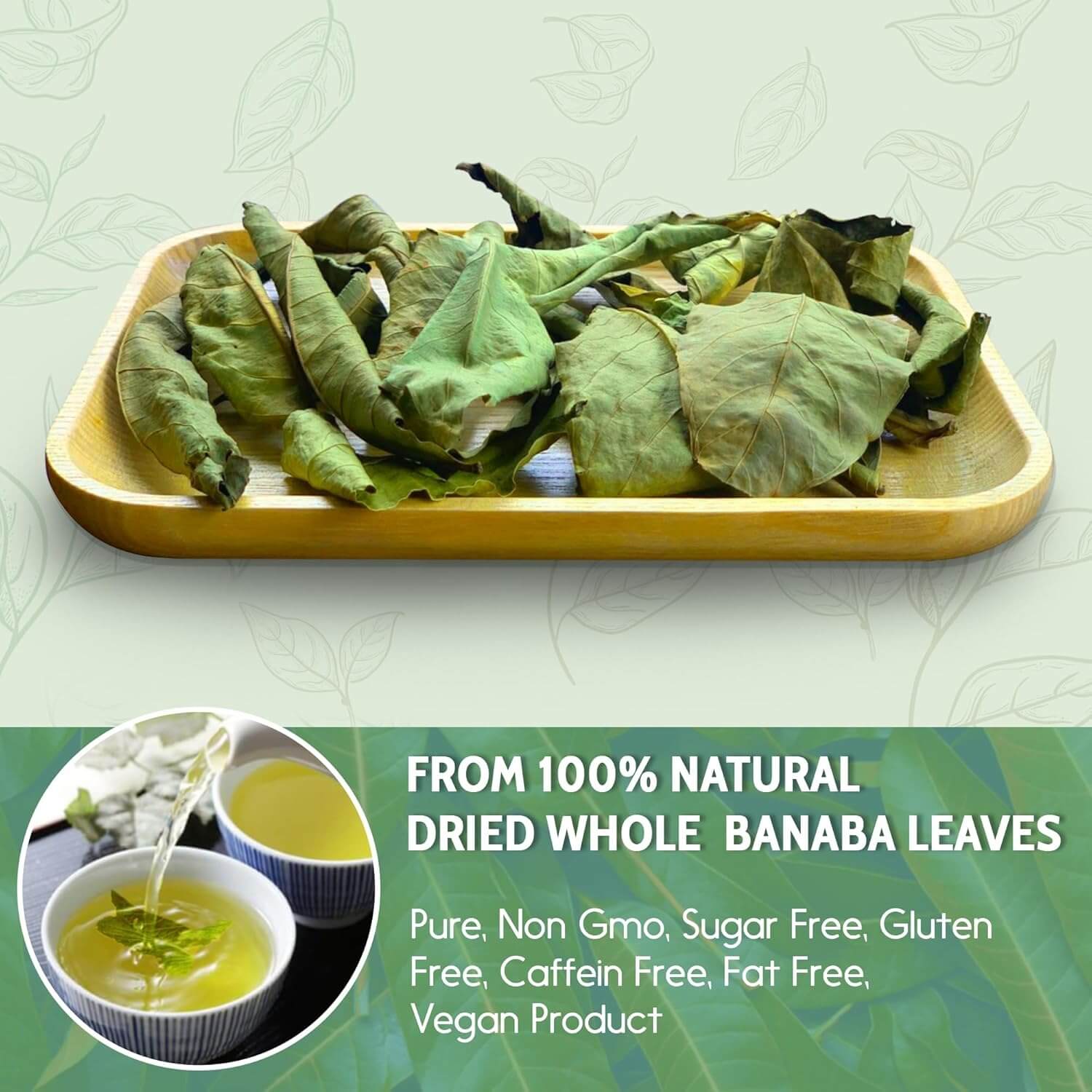 Banaba Leaves Tea with Stevia l No Additives l No Caffeine l Vegan - Premium Teas from Feel Great Tea Co. - Just 1599! Shop now at Feel Great Tea Co.