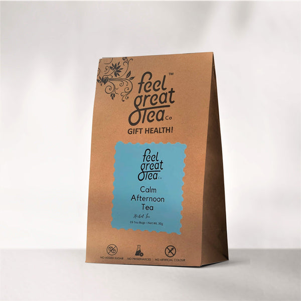 Calm Afternoon Tea - Premium Wellness Tea from Feel Great Tea Co. - Just 399! Shop now at Feel Great Tea Co.