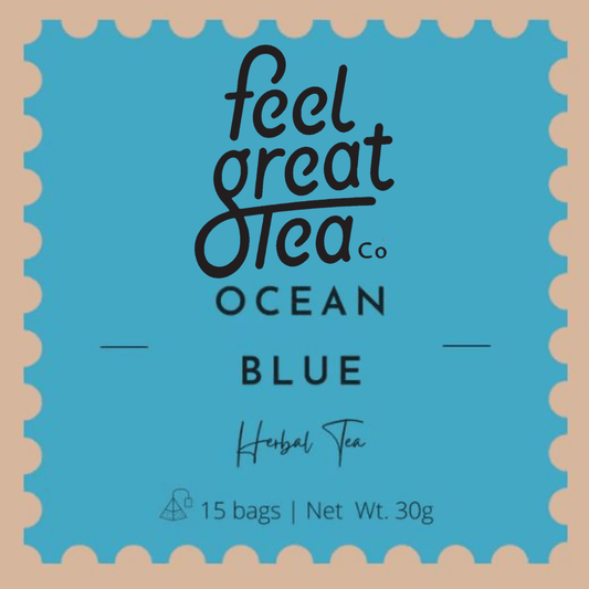 Ocean Blue - Tea bags - Premium Teas from Feel Great Tea Co. - Just 999! Shop now at Feel Great Tea Co.