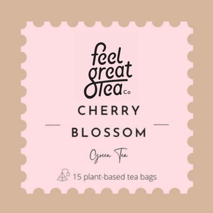 Cherry Blossom - Tea Bags - Premium  from Feel Great Tea Co. - Just 1099! Shop now at Feel Great Tea Co.