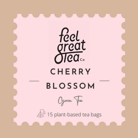 Cherry Blossom - Tea Bags - Premium  from Feel Great Tea Co. - Just 1099! Shop now at Feel Great Tea Co.