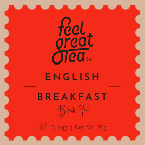 English Breakfast - Tea Bags - Premium Teas from Feel Great Tea Co. - Just 999! Shop now at Feel Great Tea Co.