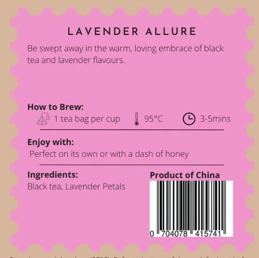 Lavender Allure - Tea Bags - Premium  from Feel Great Tea Co. - Just 1199! Shop now at Feel Great Tea Co.