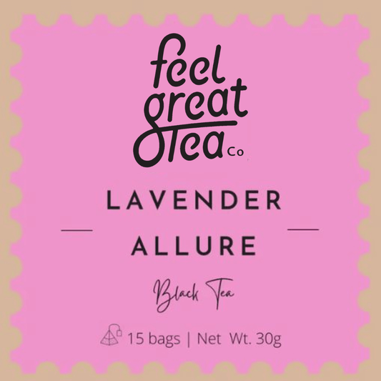 Lavender Allure - Tea Bags - Premium  from Feel Great Tea Co. - Just 1199! Shop now at Feel Great Tea Co.