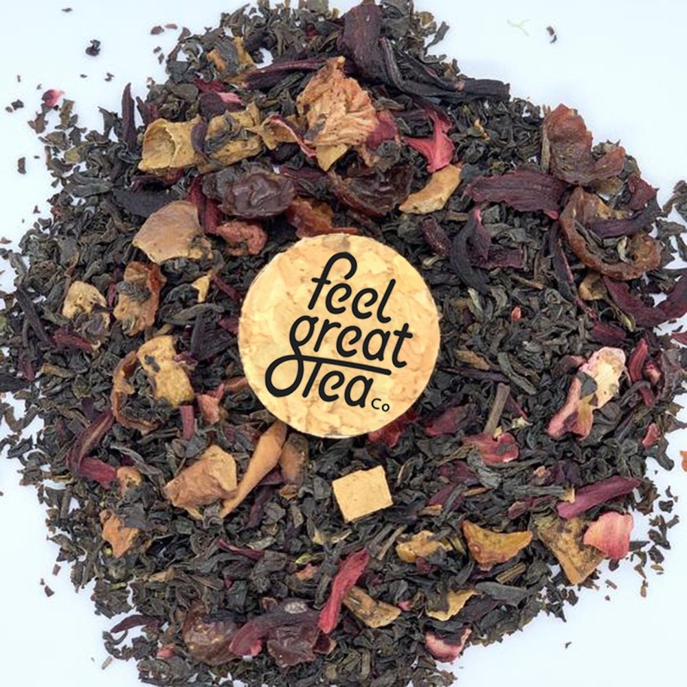 Strawberry Cream Ceylon Tea - Premium Teas from Feel Great Tea Co. - Just 999! Shop now at Feel Great Tea Co.