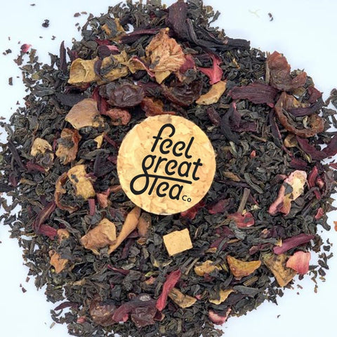 Strawberry Cream Ceylon Tea - Premium Teas from Feel Great Tea Co. - Just 399! Shop now at Feel Great Tea Co.