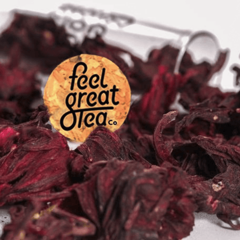 Hibiscus Tea - Premium Teas from Feel Great Tea Co. - Just 799! Shop now at Feel Great Tea Co.