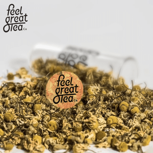 Chamomile Tea - Premium Teas from Feel Great Tea Co. - Just 1749! Shop now at Feel Great Tea Co.