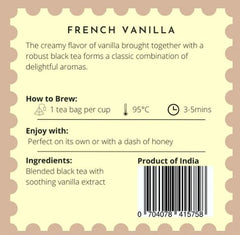 French Vanilla - Tea Bags - Premium  from Feel Great Tea Co. - Just 1199! Shop now at Feel Great Tea Co.